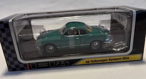 Road Signature ‘66 Volkswagen Maryann-Ghia 1:18 Scale Die Cast Metal Green NOS - Picture 1 of 8