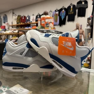 Size 10.5 - Air Jordan 4 Retro 2024 Military Blue - Picture 1 of 7