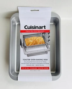 New Cuisinart Toaster Oven Baking Dish Pan 11.2"L x 8.6"W x 1.6"H  Bakeware - Picture 1 of 5
