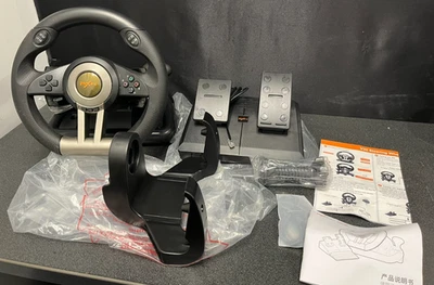 PXN V3 Pro Gaming Racing Steering Wheel and Pedal For PS4/Xbox READ FREE SHIP - Image 1 of 4