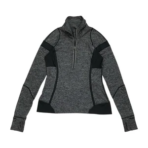 Lululemon Run Pace Setter Pullover Sz 10 Gray Your Heart Out Sweater Sweatshirt - Picture 1 of 4