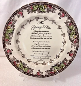 The Giving Teller 10,5" The Friendly Village von Johnson Bros England 1883 - Bild 1 von 4