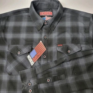 Dixxon Flannel Company Men's Cleetus McFarland Flannel size XLT Tall Black Gray - Picture 1 of 10