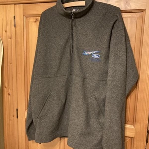 F1 Vintage Retro Stewart Ford Jacket Fleece Grey 1998 Jackie Stewart Memorabilia - Picture 1 of 8