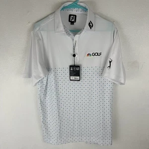 Men's Small FootJoy Tour Collar Issued NBC Golf Polo Shirt NWT - Picture 1 of 5