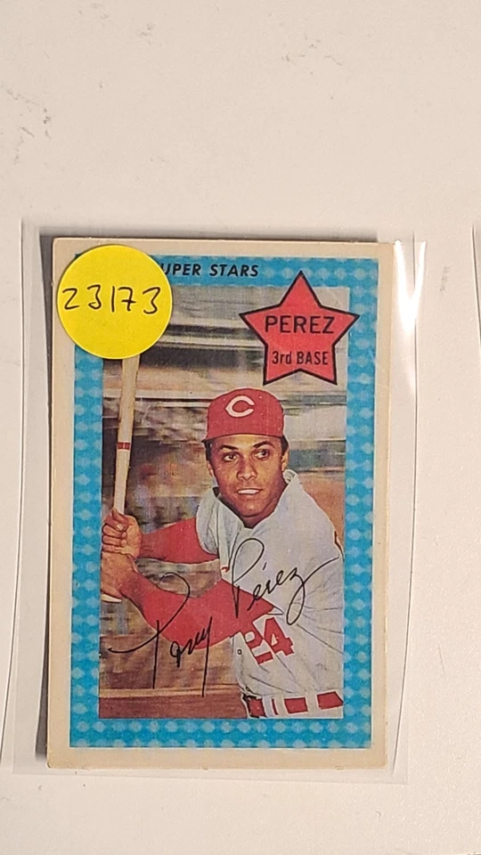 1971 Kellogg's 3-D Super Stars BASEBALL Tony Perez #58 - Image 1 of 1