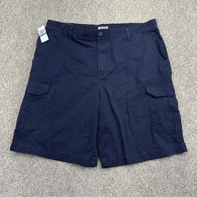 NUEVO Pantalones Cortos Carga Izod Para Hombre Talla 36 Azul Marino Frente Plano  Foto 1 de 4
