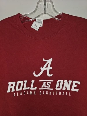 Camiseta de baloncesto de la Universidad de Alabama XL para hombre roja con logotipo gráfico NCAA Foto 1 de 4