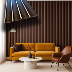 Asta intera 12x127x2800mm di Rivestimento Parete Boiserie cannettato Lamelli in - Foto 1 di 3