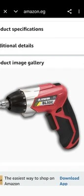 Stayer 3.6V Professional Cordless Screwdriver BL 50 CK New Carry Case +44 Acces - Image 1 of 4