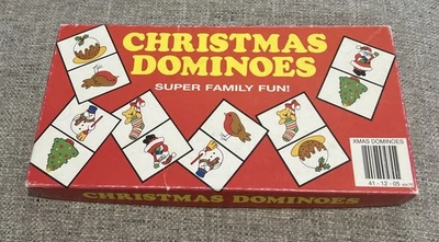 Vintage Christmas Dominoes Boxed - Image 1 of 4