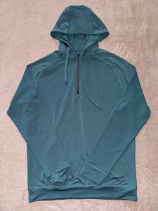 Swannies Golf Hoodie Herren grün Vandyke 1/4 Zip Pullover Performance Größe Medium - Bild 1 von 8