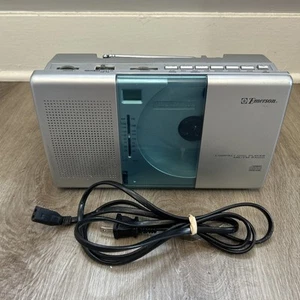 Radio Boombox AM FM Emerson Modelo PD5098 con Cable de Alimentación Reproductor de CD Roto LEER - Imagen 1 de 12