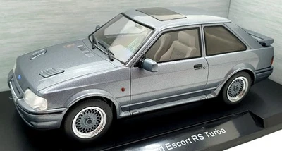 Model Car Group 1/18 Scale MCG18272 Ford Escort RS Turbo - Met. Grey - Image 1 of 4