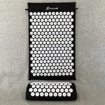 Juego de alfombrilla y almohada de acupresión ProsourceFit alivio del dolor de espalda cuello y alivio muscular Foto 1 de 4