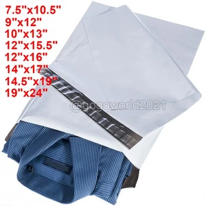 Poly Mailers Bags Shipping Envelopes Self Sealing Plastic Mailing Package 8 Size - Picture 1 of 8