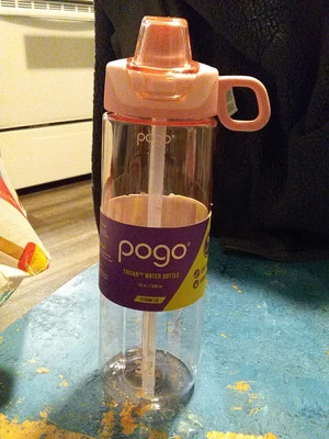 Pogo 32oz 1L Tritan Straw Lid Water Bottle Leak-Proof BPA-Free PINK - Image 1 of 2