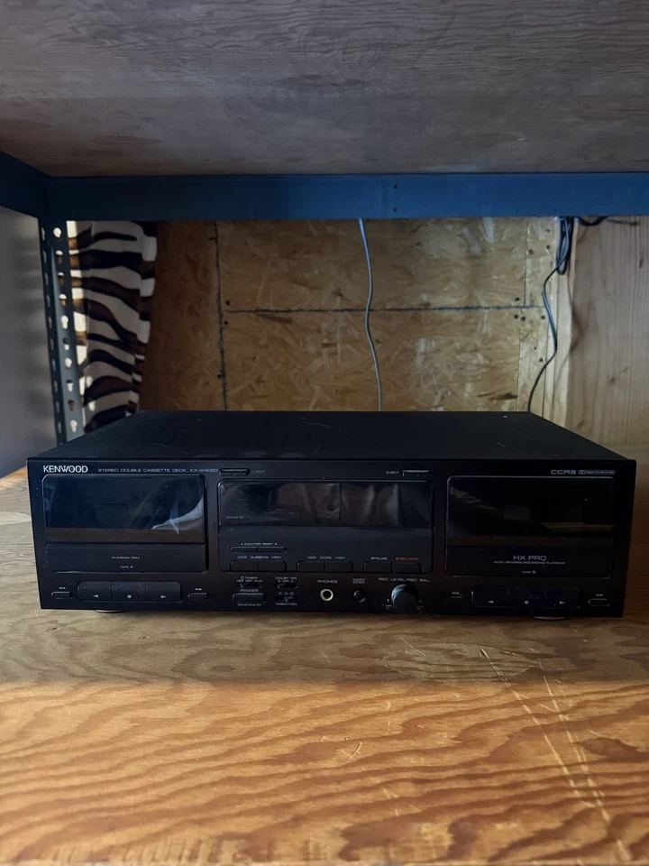 Kenwood KX-W6050 Estéreo Doble Cassette Deck con Dolby B/C y HX Pro Foto 1 de 4