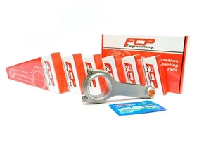 FCP H-BEAM STEEL CONRODS 165mm FOR NISSAN GT-R V6 VR38DET AFTERMARKET PISTONS - Picture 1 of 3