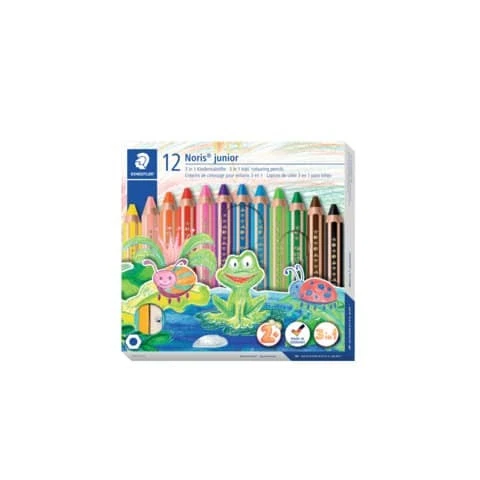 1-20x STAEDTLER Hexagonal-Buntstift Noris junior, 12er Kartonetui BIS 32% RABATT - Bild 1 von 1