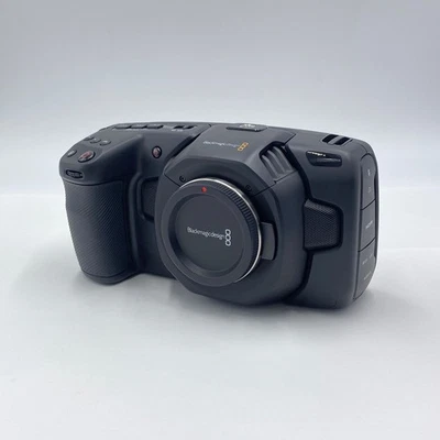 Blackmagic Pocket Cinema Camera 4K Micro Four Thirds MFT Mount Black Tested - Image 1 of 4