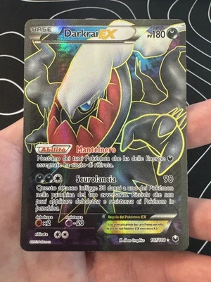Pokémon TCG Darkrai EX Full Art Ultra Rare Holo Card Italian 107/108 - Image 1 of 2