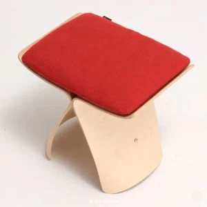 Sori Yanagi Butterfly Stool Cushion Red Tendo Mokko Cushion Only No Chair - Picture 1 of 5