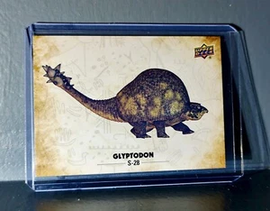 2015 Upper Deck Dinosaurs Glyptodon #S-28 Trading Sticker Card - Picture 1 of 2