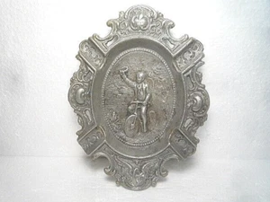 ANTICO POSACENERE BICICLETTA CLUB ANNI 1910/20 - Foto 1 di 10