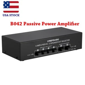 US B042 Passive Power Amplifier Selector Speaker Switch Lossless 4 Amplifier - Picture 1 of 9