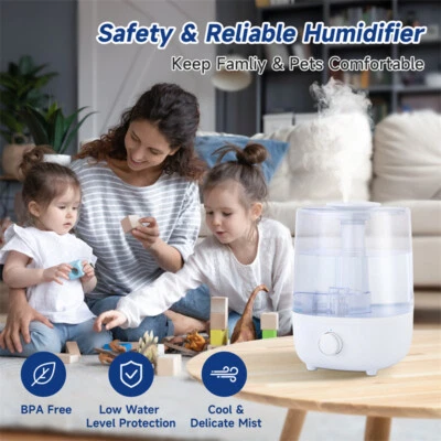 4L Mechanical Humidifier  Low Water Level Protection BPA Free - Image 1 of 4