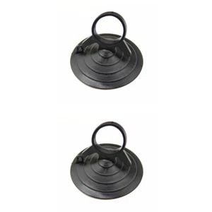 4PCS Suction Hooks Car Curtain Rack Heavy Duty Suction Cup Tie Down Black - Photo 1 sur 11