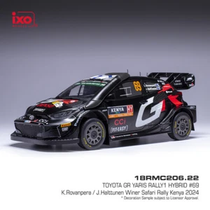 Toyota GR Yaris Rally1 Hybrid #69 Rallye Safari Kenia 2024 1/18 von IXO 18RMC206 - Bild 1 von 2