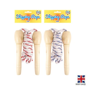 Skipping Rope Wooden Jumping Games Kids Exercise Adult Fitness Boxing Gym H8010 - Picture 1 of 7