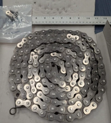 Rexnord 63 SS 160 ST Links 10 英尺滚轮链 10727230 3.05 米桌面 3/4 — 第 1/4 张图片