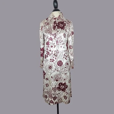 Vestido Vintage Cleonice Capece Metálico Pequeño Plateado Bordado Foto 1 de 4