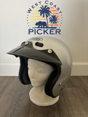 Casco de motocicleta Shoei RJ Air Platinum plateado talla XXL Foto 1 de 4