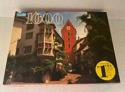 Guild Meersburg Germany 1000 Piece Jigsaw Puzzle Factory Sealed 1999 - Image 1 of 4