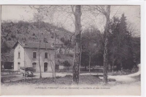 Carte Postale Ancienne CPA 47 Laroque-Timbaut - La Gare Et Ses Avenues - Imagen 1 de 1