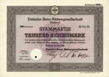 Daimler Benz 1939 Stuttgart Mercedes Chrysler Jeep smart Motoren Mannheim 1000 M