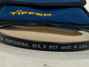 TIFFEN SERIES 9 81EF (82mm) LIGHT BALANCING FILTER WITH POUCH - Picture 1 of 1