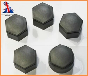 FOR VAUXHALL INSIGNIA A 2010-2017 WHEEL NUT BOLT COVERS CAPS 22mm OEM GREY 4+1 - Picture 1 of 6