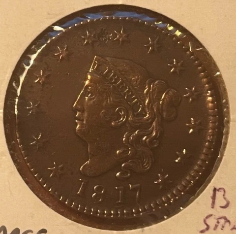 1817 UNITED STATES LARGE CENT Cover