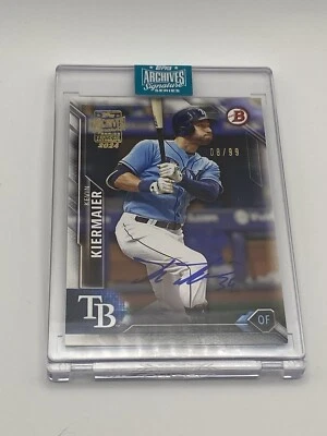 2016 Topps Archives All-Star Signature Edition #16B-86 Kevin Kiermaier /99(AU) - Image 1 of 2