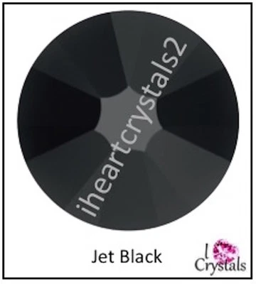 Estrás de cristal austriaco JET BLACK 2,5 mm 9ss 2058 IHC 144 piezas Foto 1 de 4