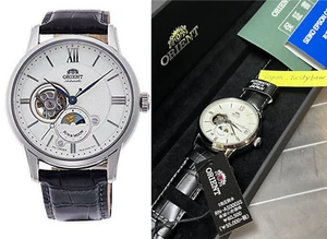 ORIENT STAR RN-AS0003S SUN & MOON 22 Jewels Automatic Mechanical Watch - Picture 1 of 9