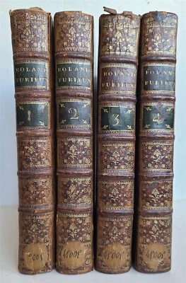 1775-83 ORLANDO FURIOSO by LODOVICO ARIOSTO 4 VOLUMES antique ILLUSTRATED POETRY - Image 1 of 4