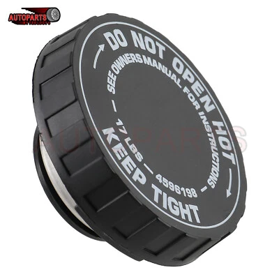 Tapa de radiador negra tapa de refrigerante para Dodge Caliber Jeep Compass Patriot 2007-2021 Foto 1 de 4