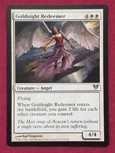 Magic The Gathering AVACYN RESTORED GOLDNIGHT REDEEMER white card MTG - Picture 1 of 2