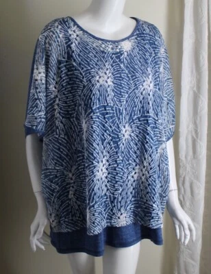 Camiseta sin mangas Artex Fashion talla XL 2 piezas Burnout encaje recortado concha arte portátil Foto 1 de 4